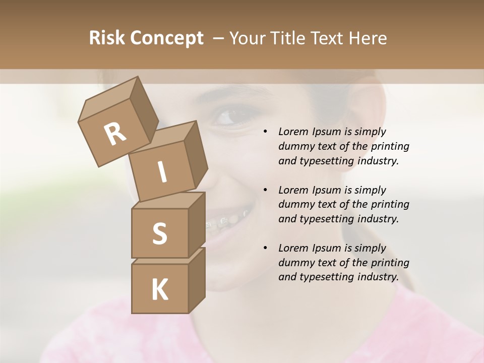 Independence Pink Portrait PowerPoint Template