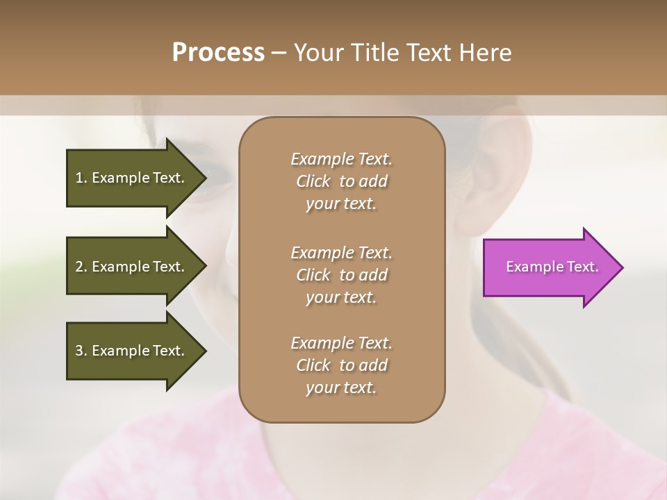 Independence Pink Portrait PowerPoint Template