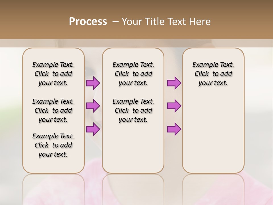 Independence Pink Portrait PowerPoint Template