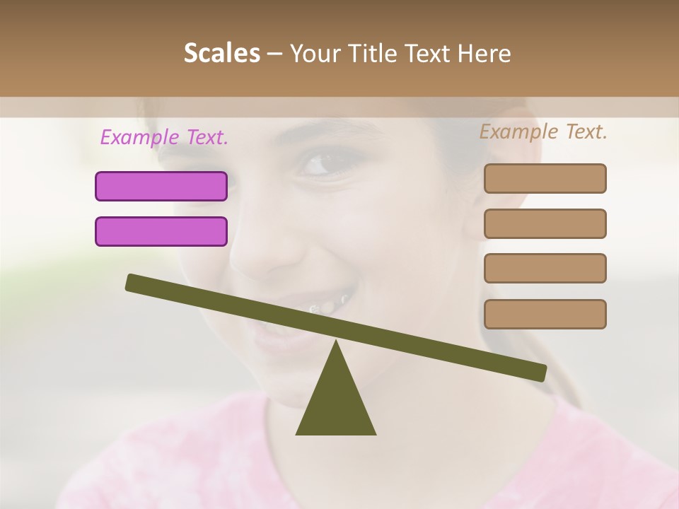 Independence Pink Portrait PowerPoint Template