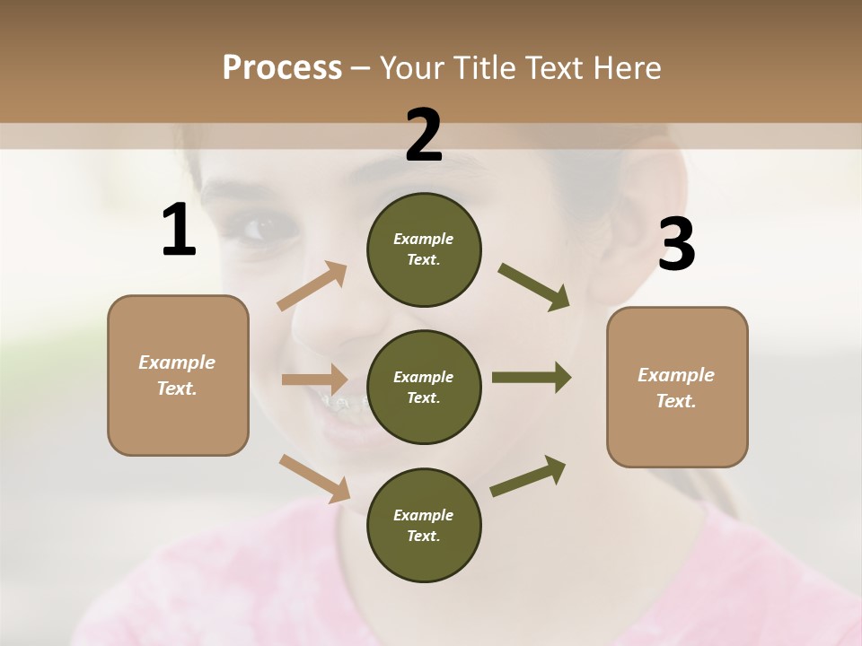 Independence Pink Portrait PowerPoint Template