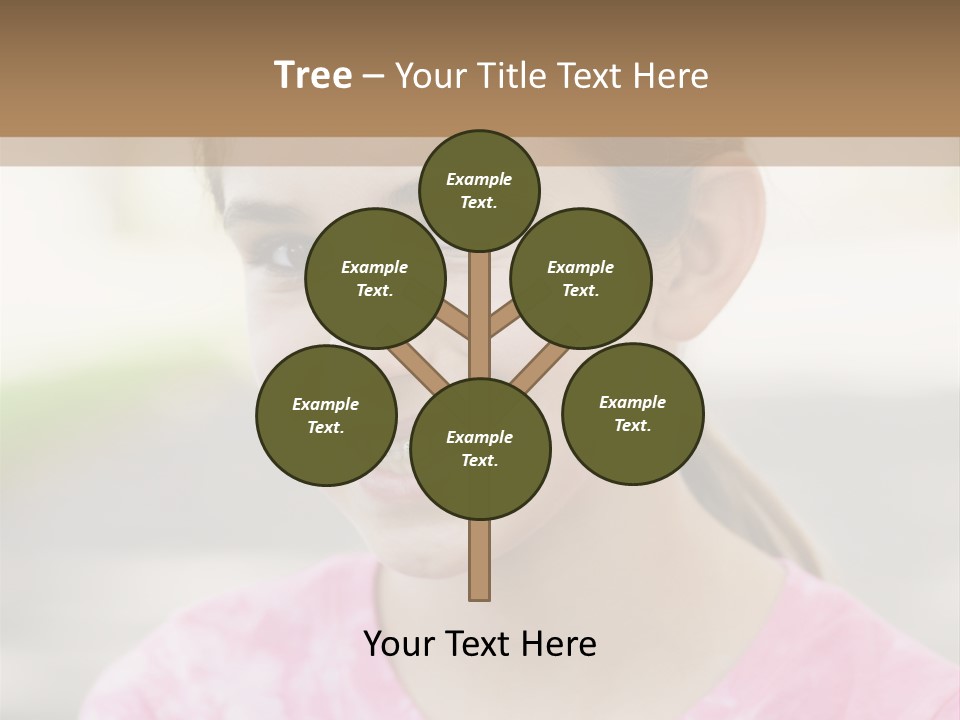 Independence Pink Portrait PowerPoint Template