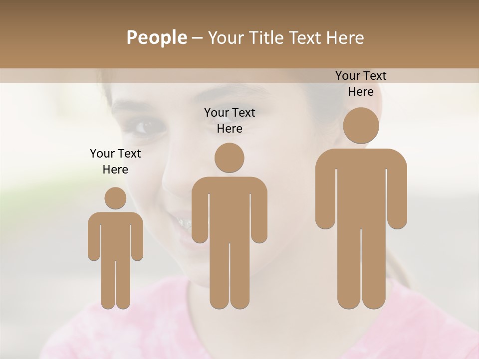 Independence Pink Portrait PowerPoint Template