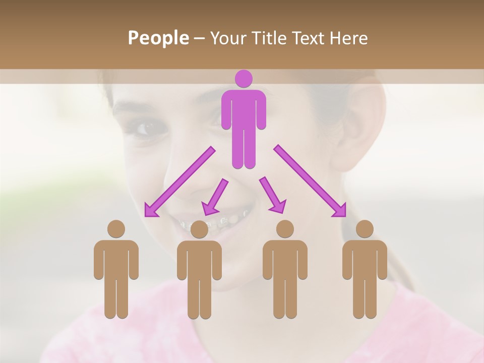 Independence Pink Portrait PowerPoint Template