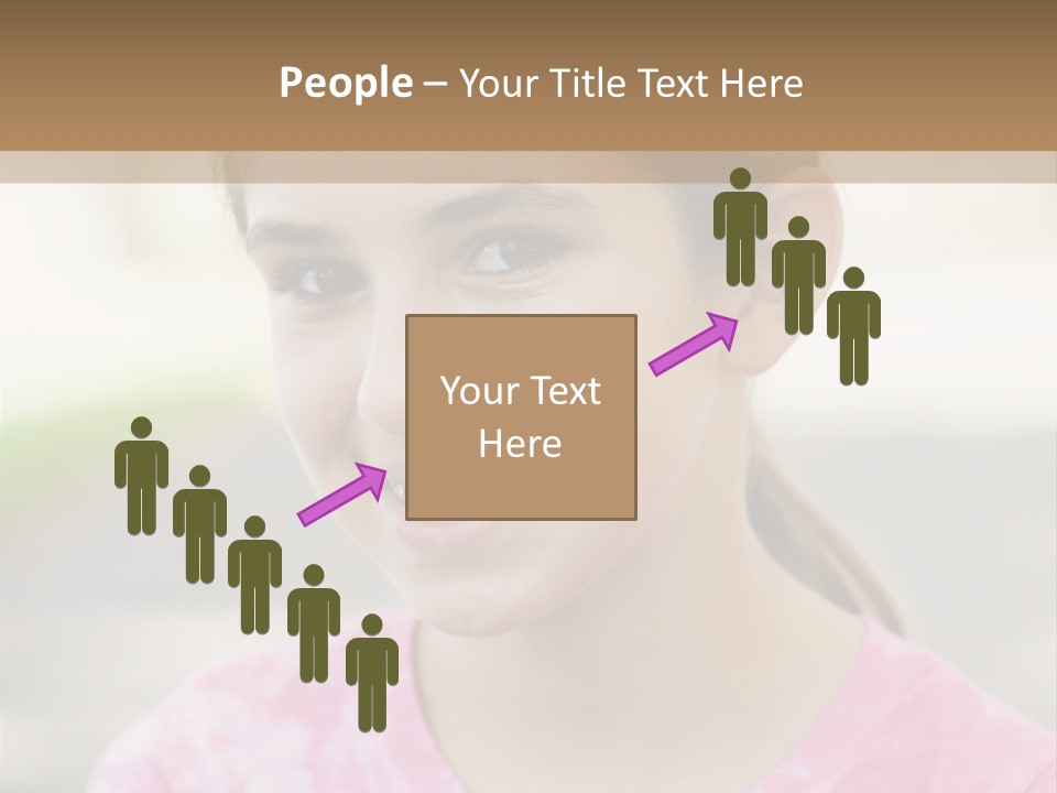 Independence Pink Portrait PowerPoint Template