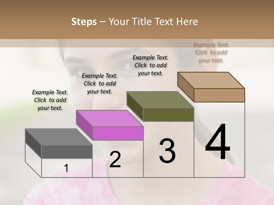 Independence Pink Portrait PowerPoint Template