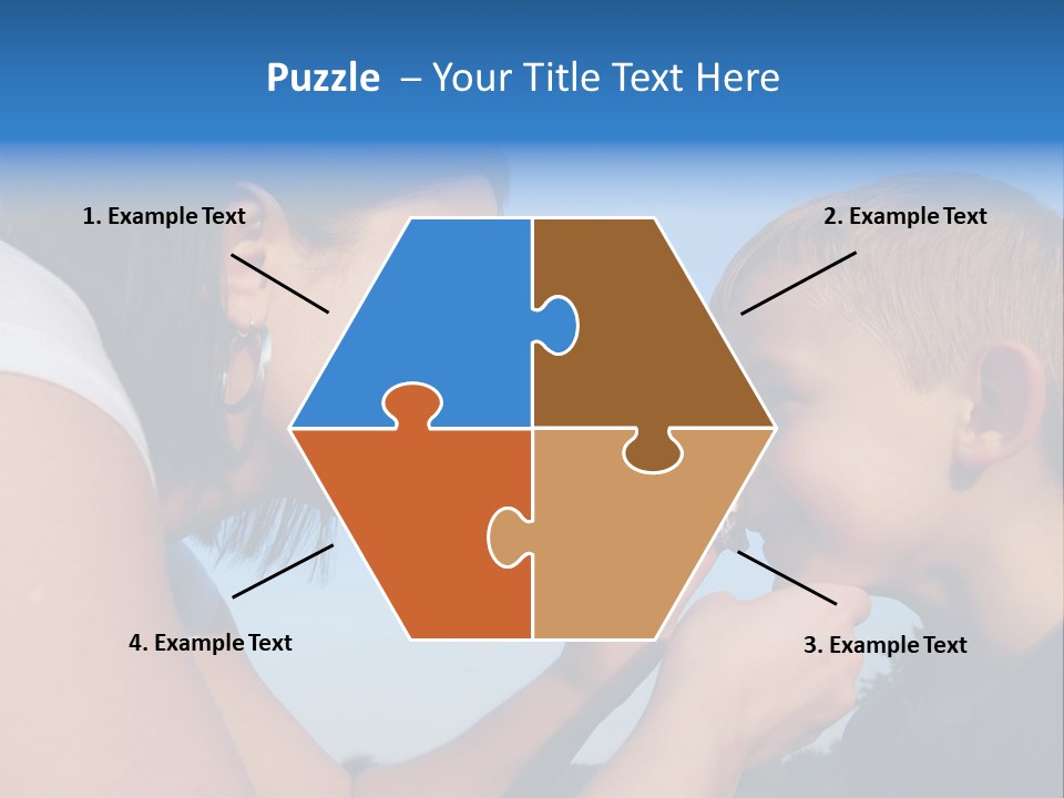 Sky Wiping Parent PowerPoint Template