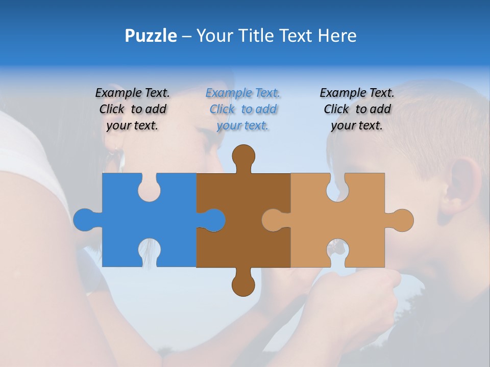 Sky Wiping Parent PowerPoint Template