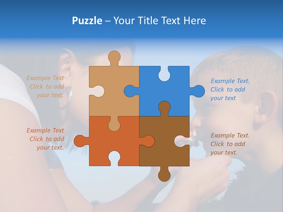 Sky Wiping Parent PowerPoint Template