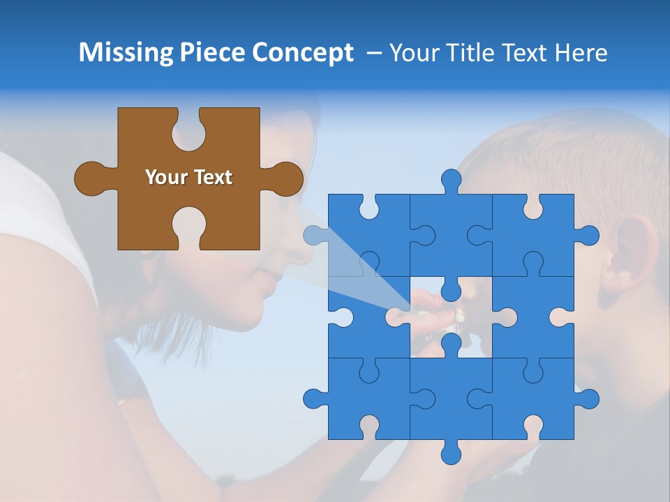 Sky Wiping Parent PowerPoint Template