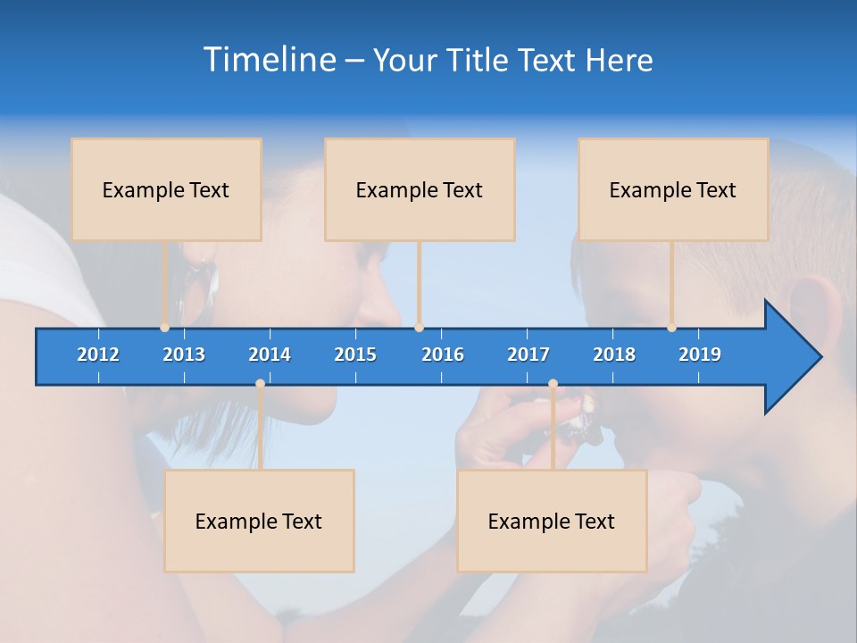 Sky Wiping Parent PowerPoint Template