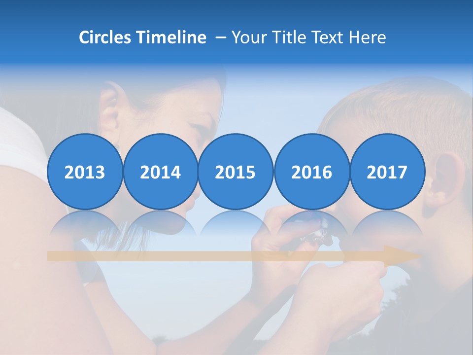 Sky Wiping Parent PowerPoint Template