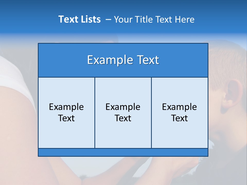 Sky Wiping Parent PowerPoint Template