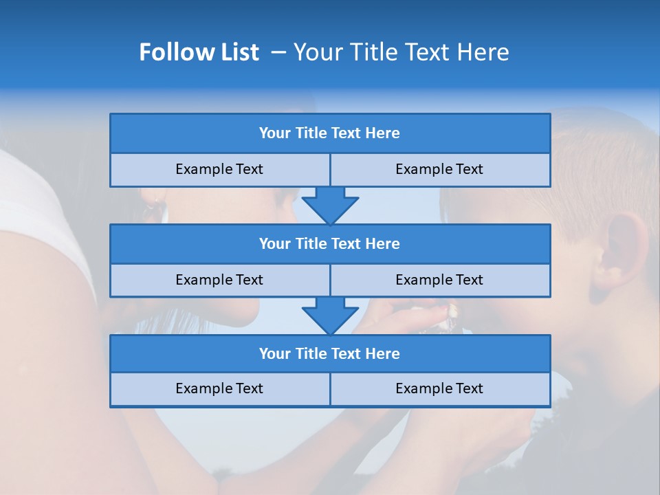 Sky Wiping Parent PowerPoint Template