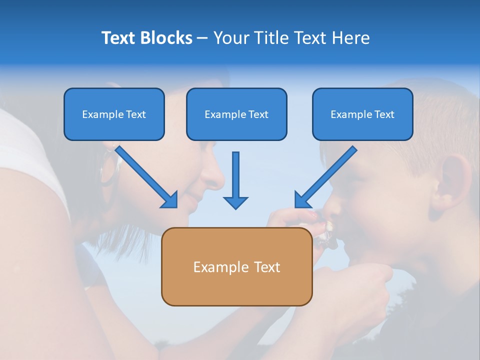 Sky Wiping Parent PowerPoint Template
