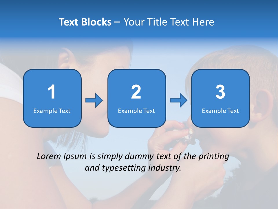 Sky Wiping Parent PowerPoint Template