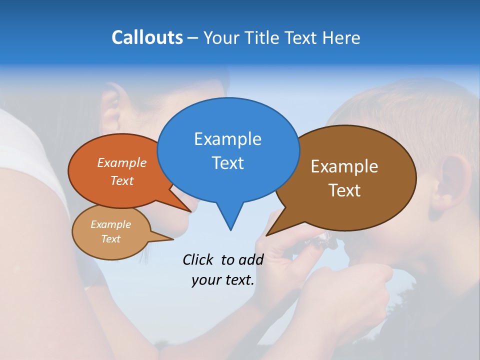 Sky Wiping Parent PowerPoint Template