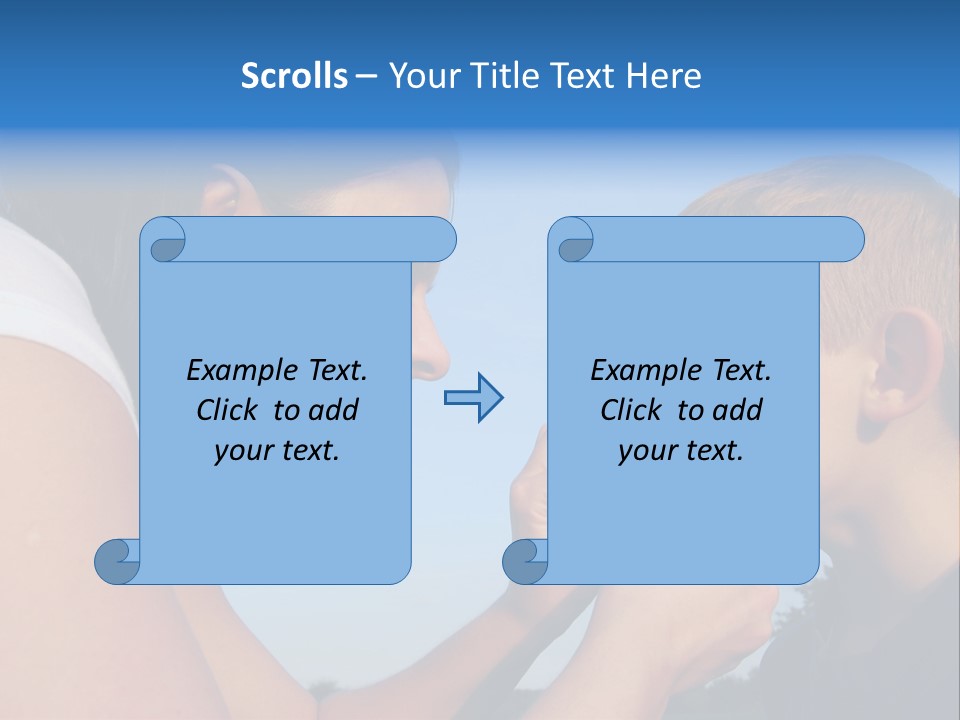 Sky Wiping Parent PowerPoint Template