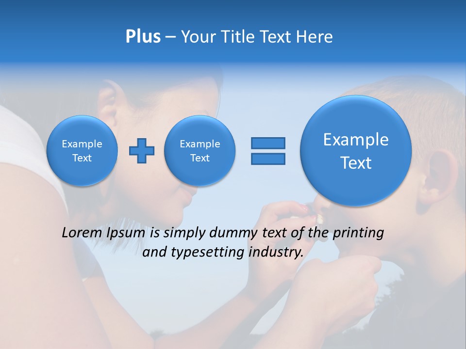 Sky Wiping Parent PowerPoint Template