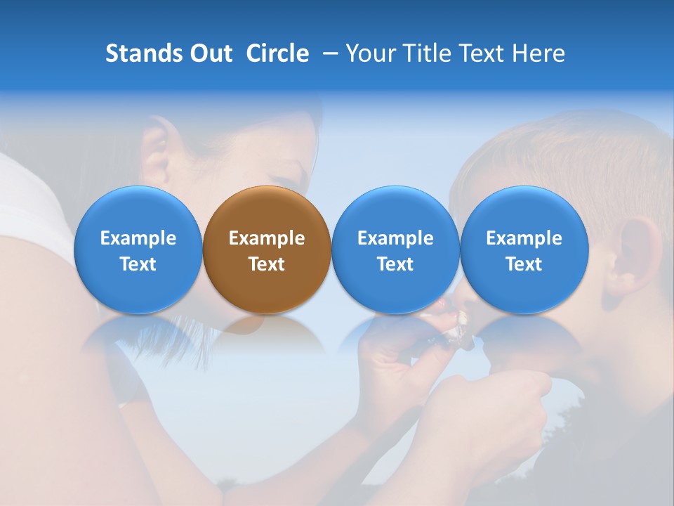 Sky Wiping Parent PowerPoint Template