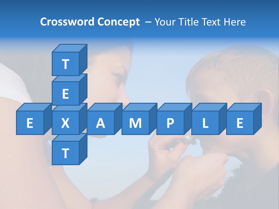 Sky Wiping Parent PowerPoint Template