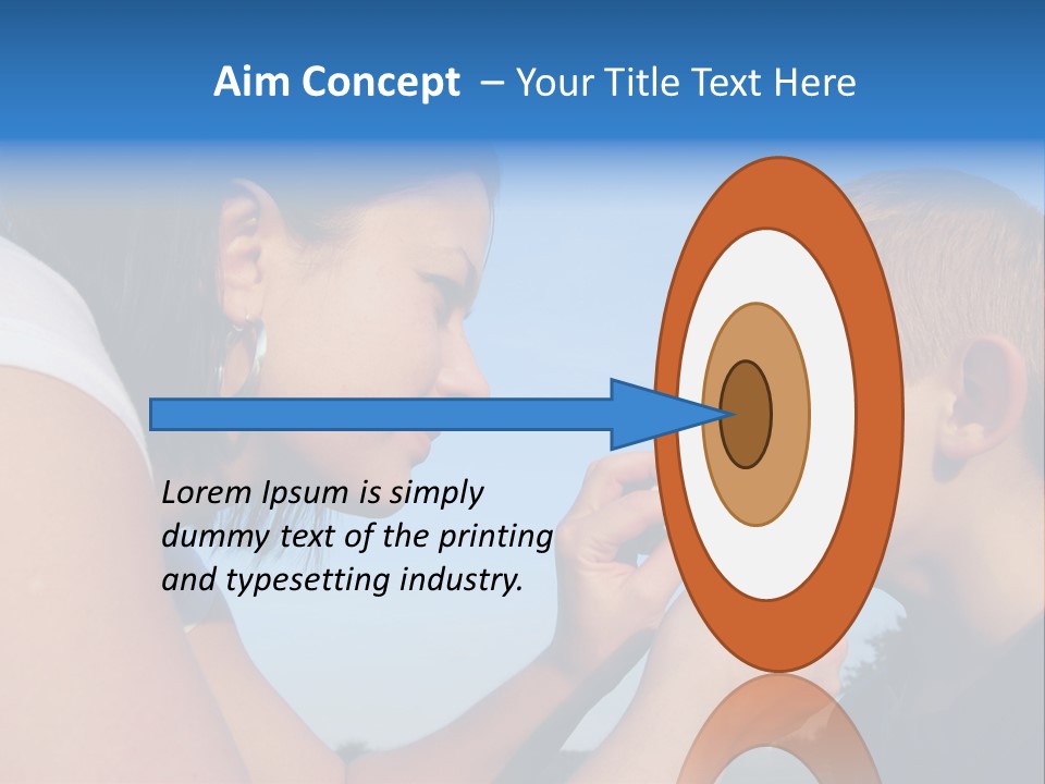 Sky Wiping Parent PowerPoint Template