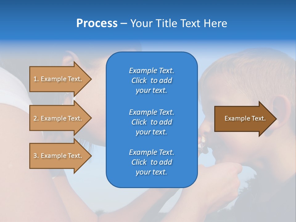 Sky Wiping Parent PowerPoint Template