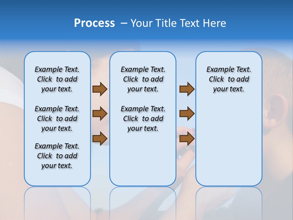 Sky Wiping Parent PowerPoint Template