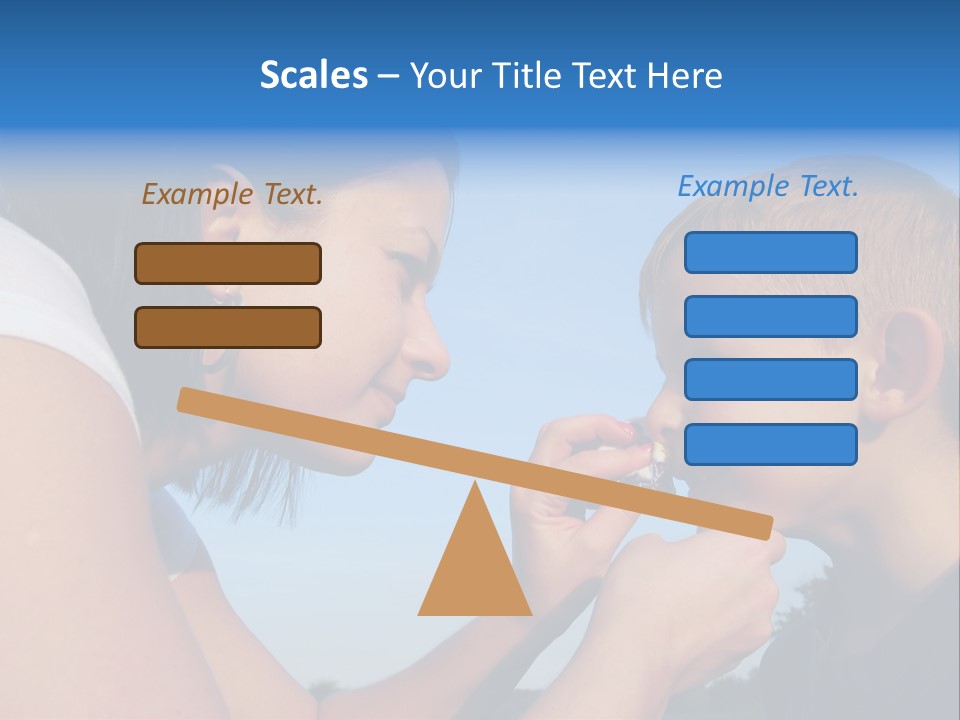 Sky Wiping Parent PowerPoint Template