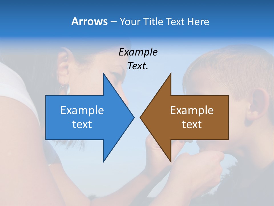 Sky Wiping Parent PowerPoint Template