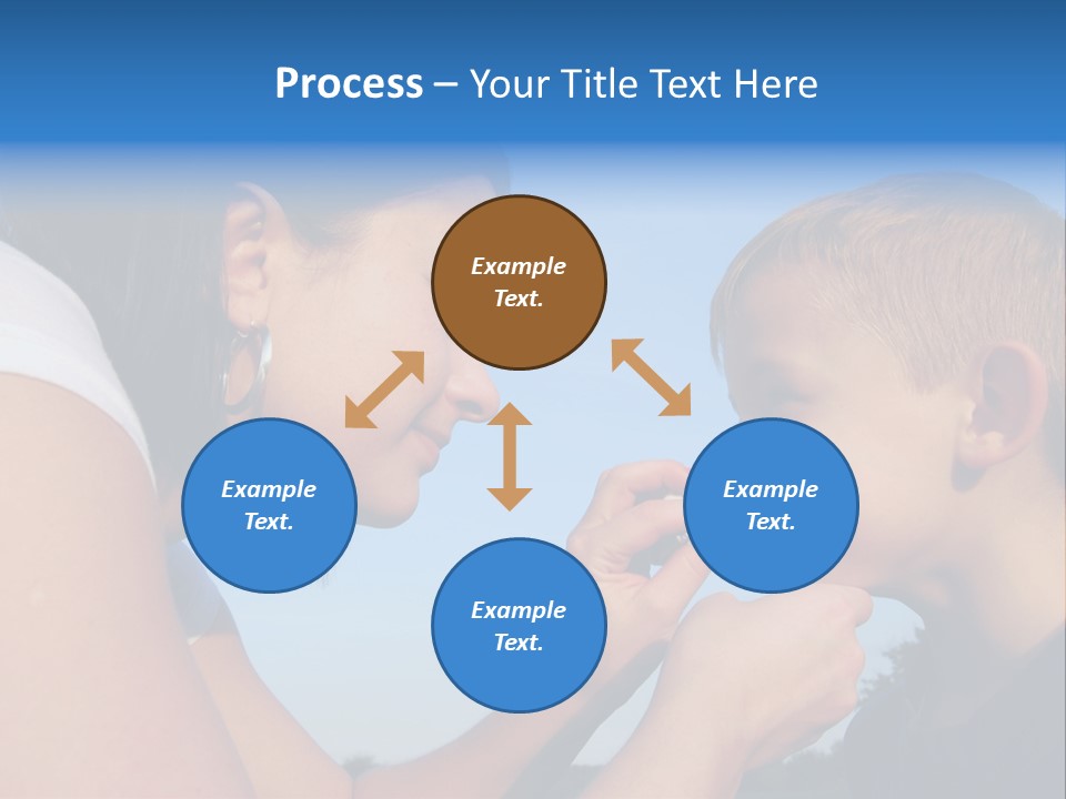 Sky Wiping Parent PowerPoint Template
