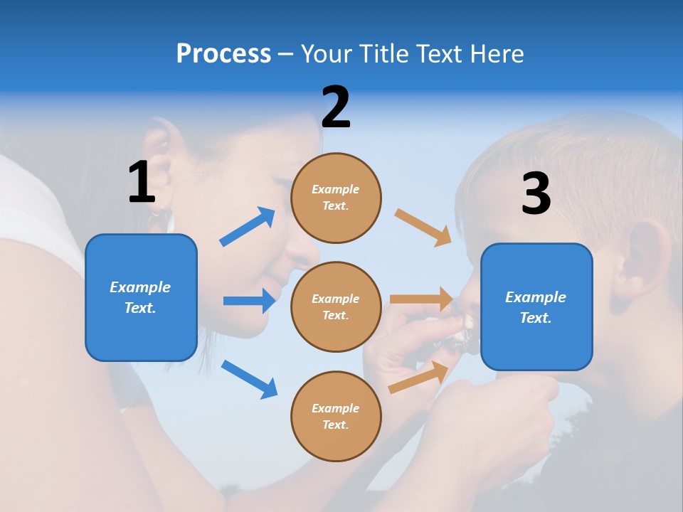 Sky Wiping Parent PowerPoint Template