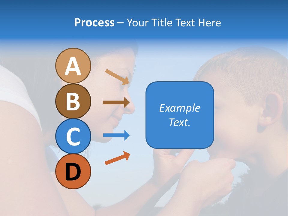 Sky Wiping Parent PowerPoint Template