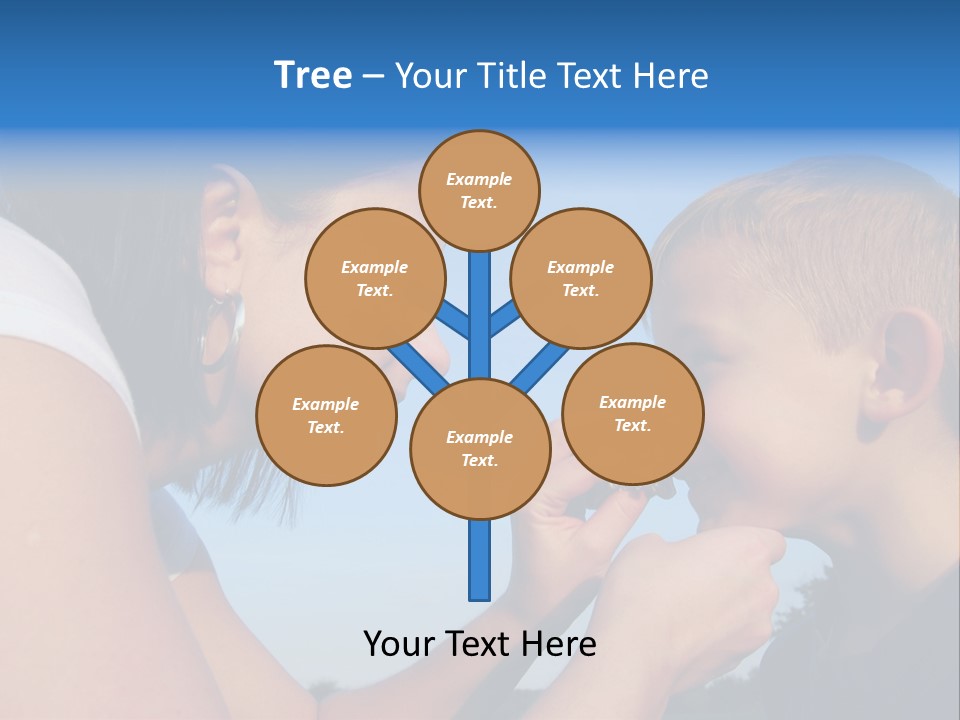 Sky Wiping Parent PowerPoint Template