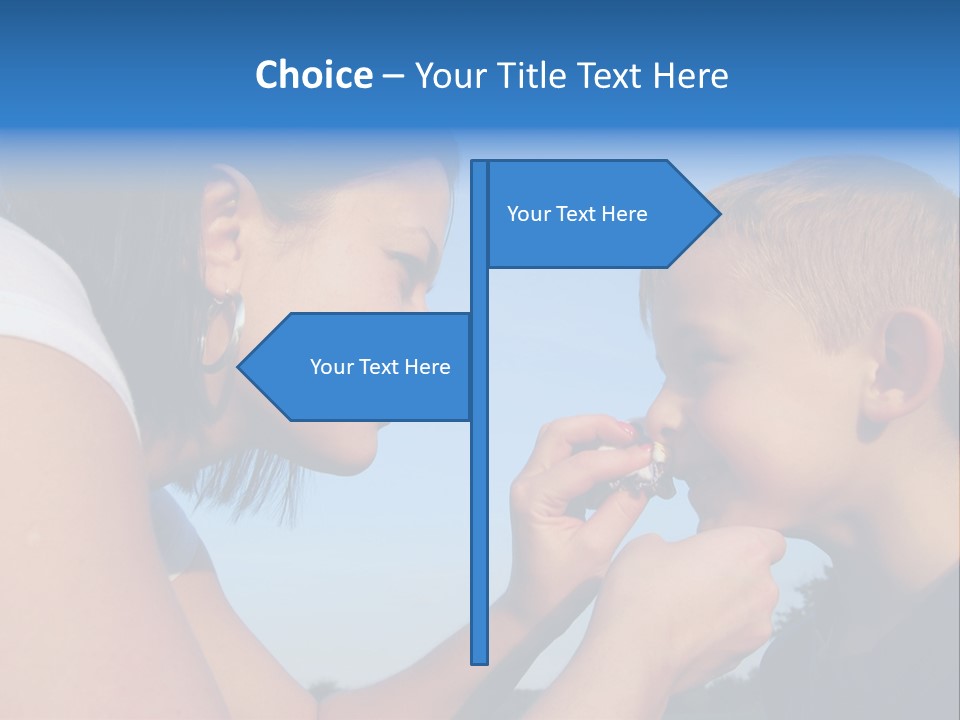 Sky Wiping Parent PowerPoint Template
