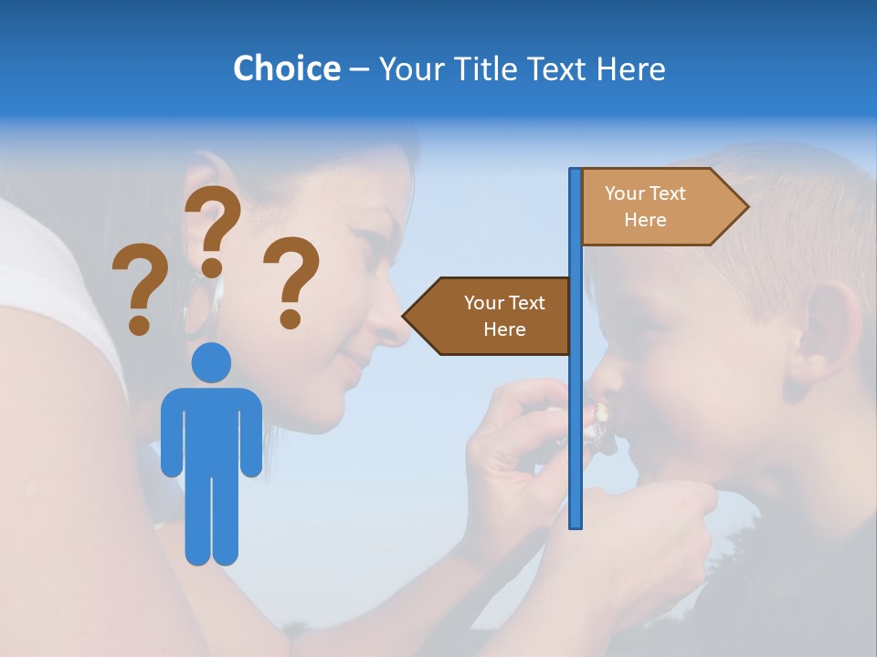 Sky Wiping Parent PowerPoint Template