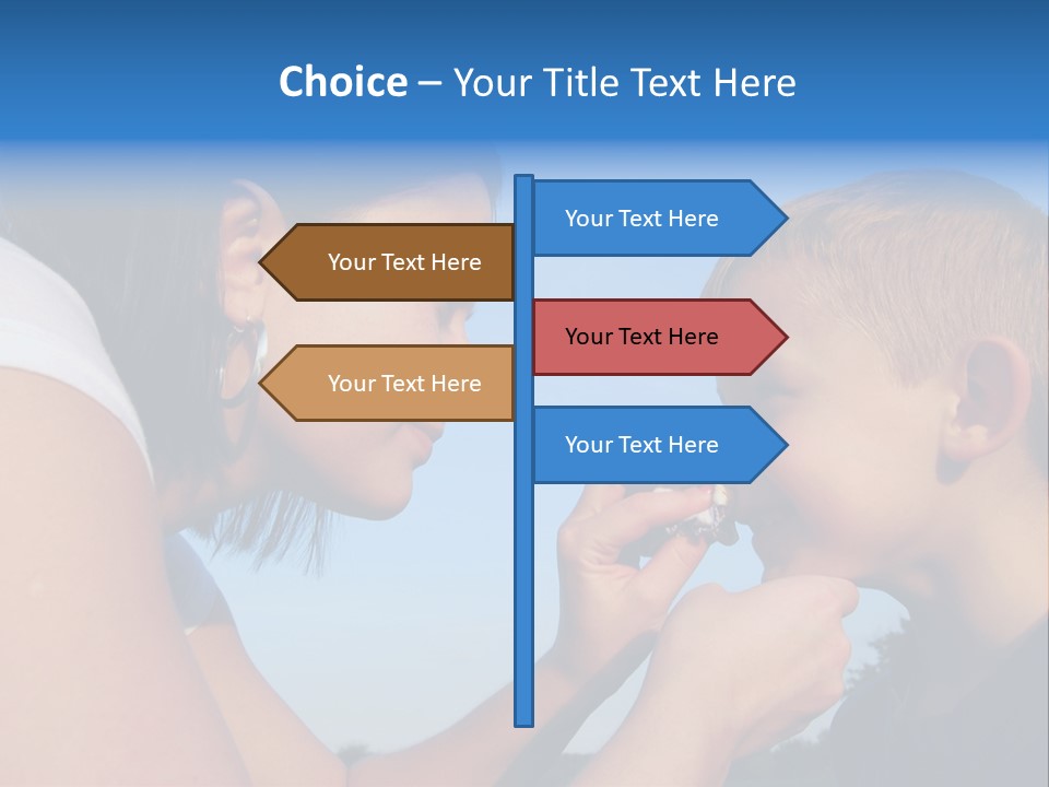 Sky Wiping Parent PowerPoint Template