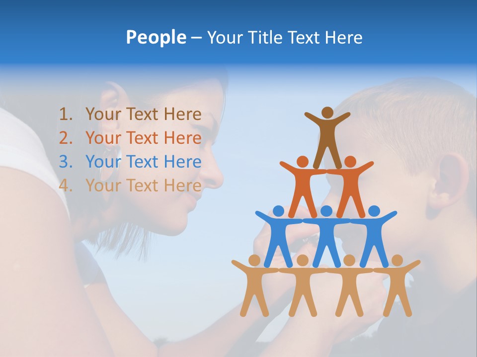 Sky Wiping Parent PowerPoint Template