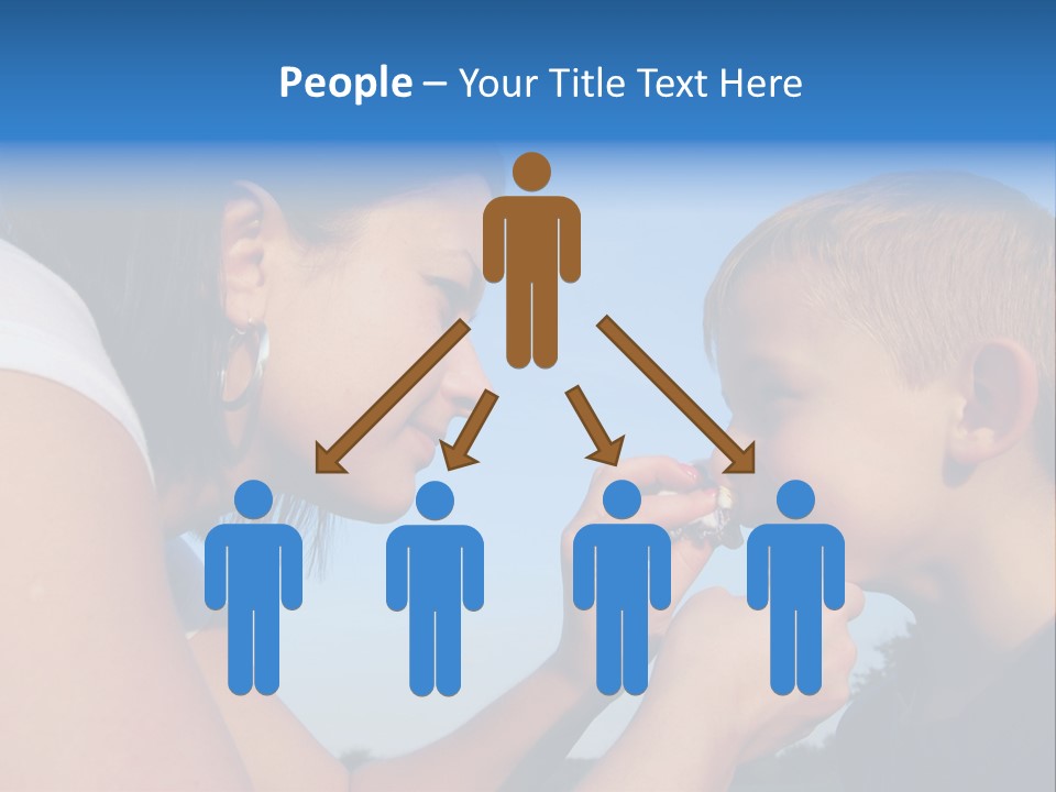 Sky Wiping Parent PowerPoint Template