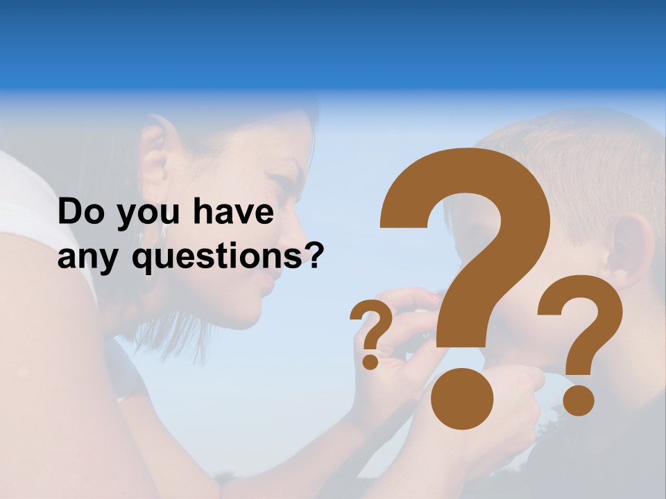 Sky Wiping Parent PowerPoint Template