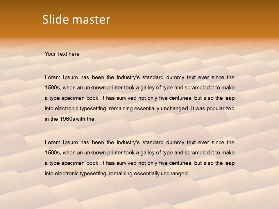 Home Geometric Round PowerPoint Template