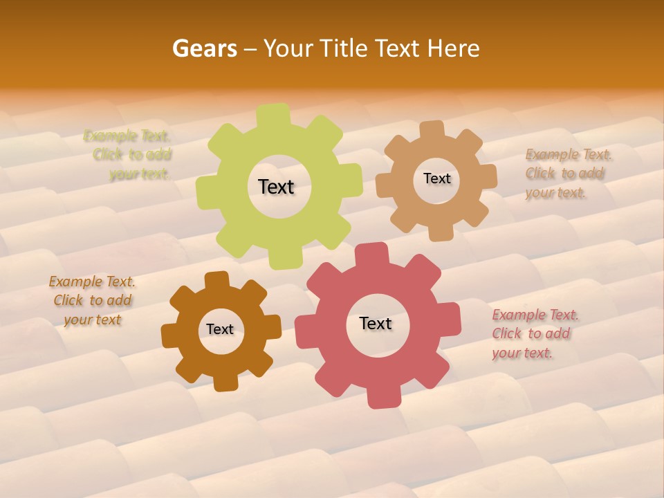 Home Geometric Round PowerPoint Template