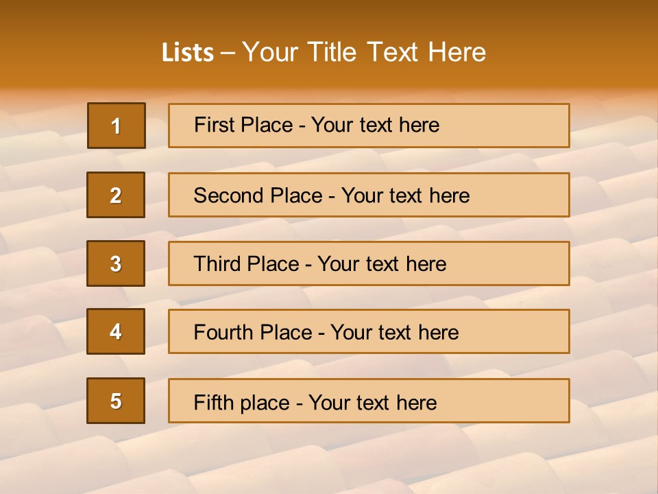 Home Geometric Round PowerPoint Template