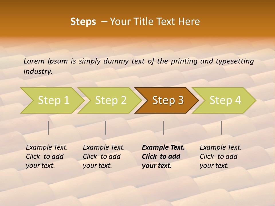 Home Geometric Round PowerPoint Template