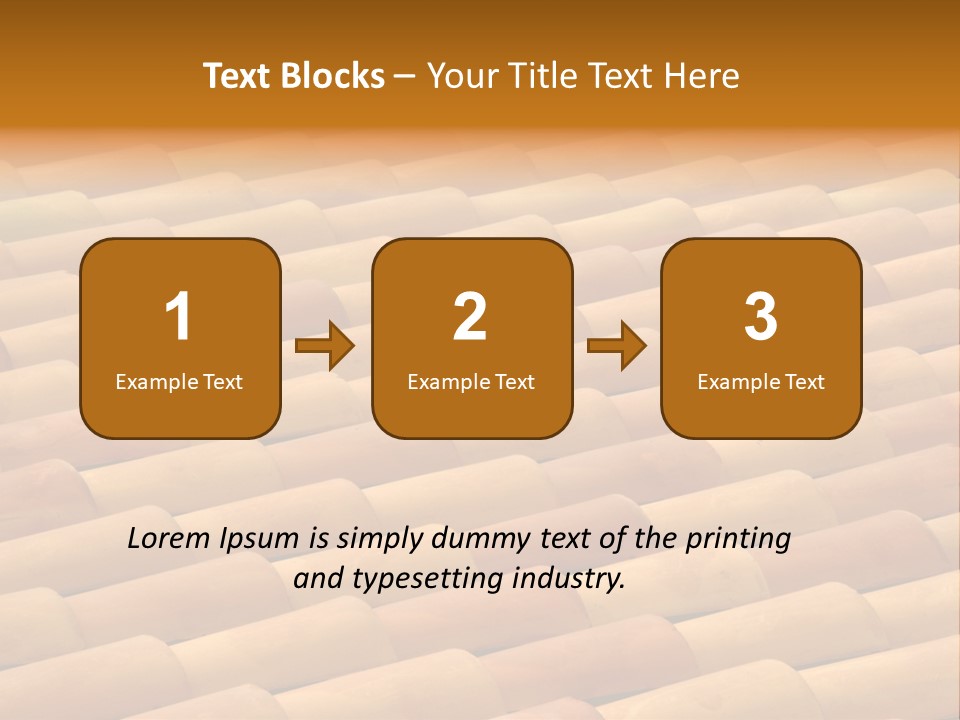 Home Geometric Round PowerPoint Template