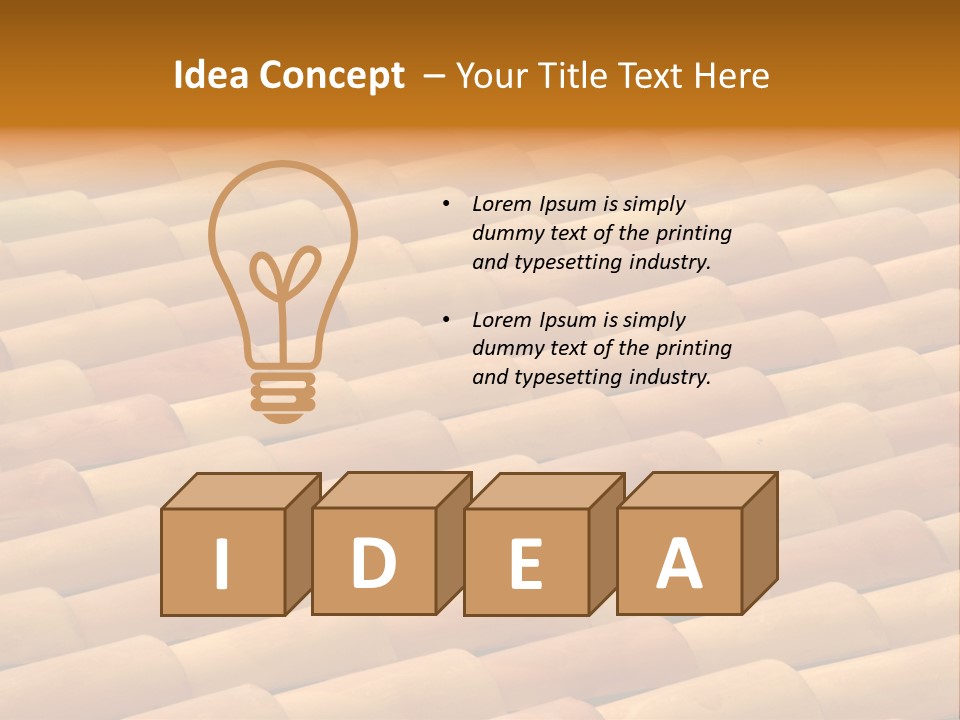 Home Geometric Round PowerPoint Template