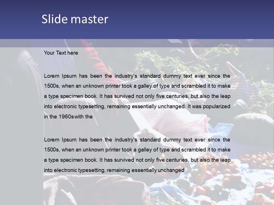 Fruit Selling Tomato PowerPoint Template