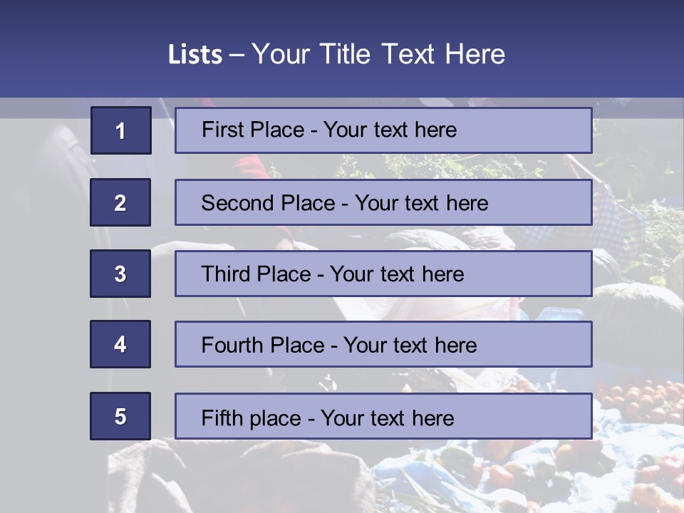 Fruit Selling Tomato PowerPoint Template