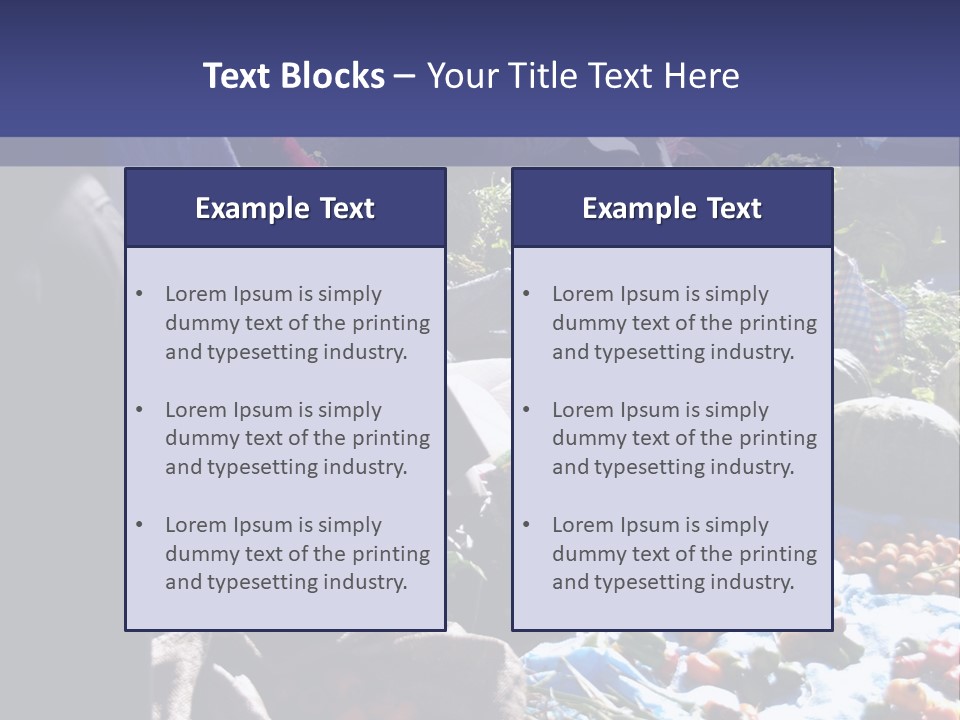 Fruit Selling Tomato PowerPoint Template