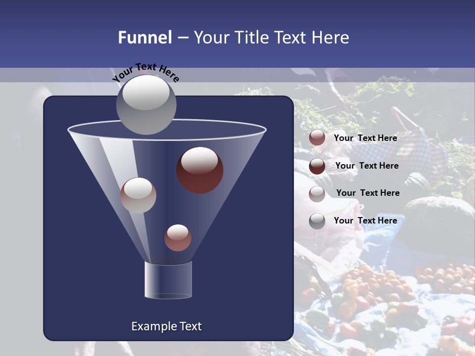Fruit Selling Tomato PowerPoint Template